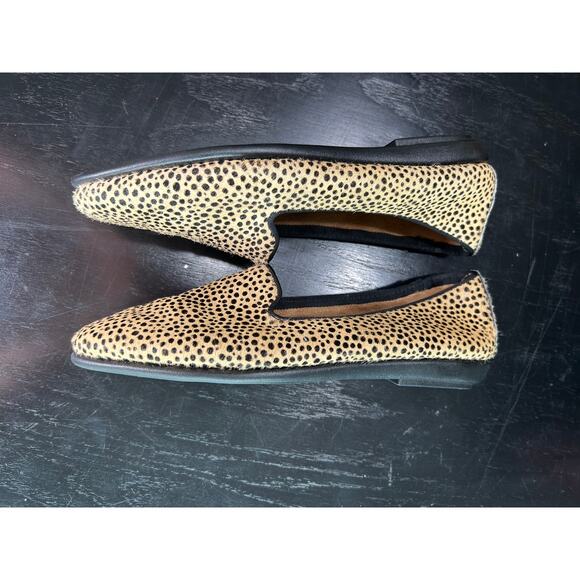 Aerosole- Textured Animal Print- Round toe Ballet heel Flat- 7.5 academia - Picture 3 of 6
